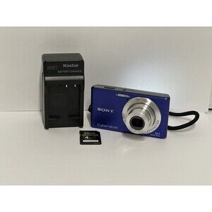 Sony Cybershot DSC-W530 14.1 MP Digital Camera Bundle w/ SD Memory Charger WORKS